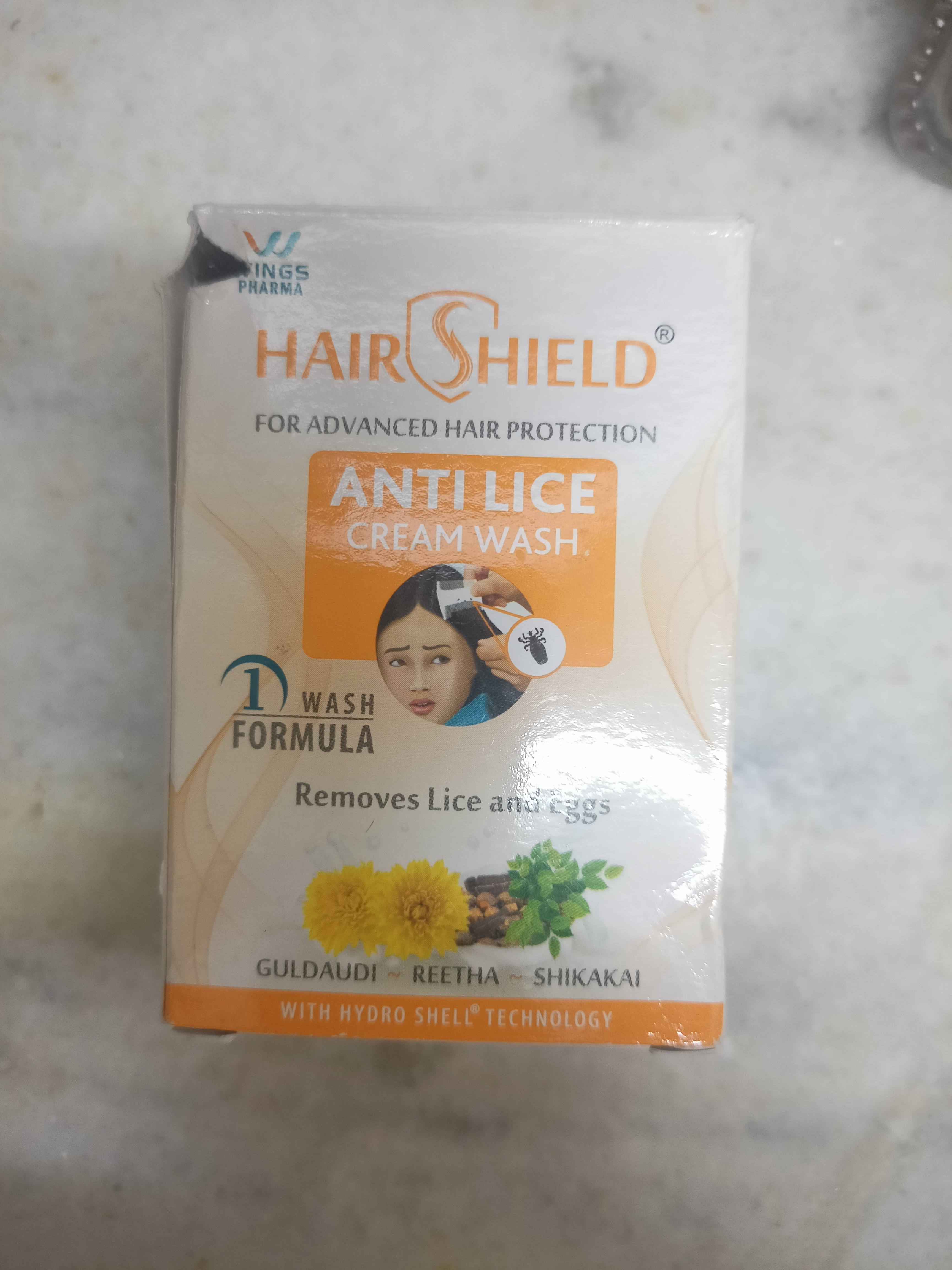 Hairshield Anti Lice Cream Wash 30 ml