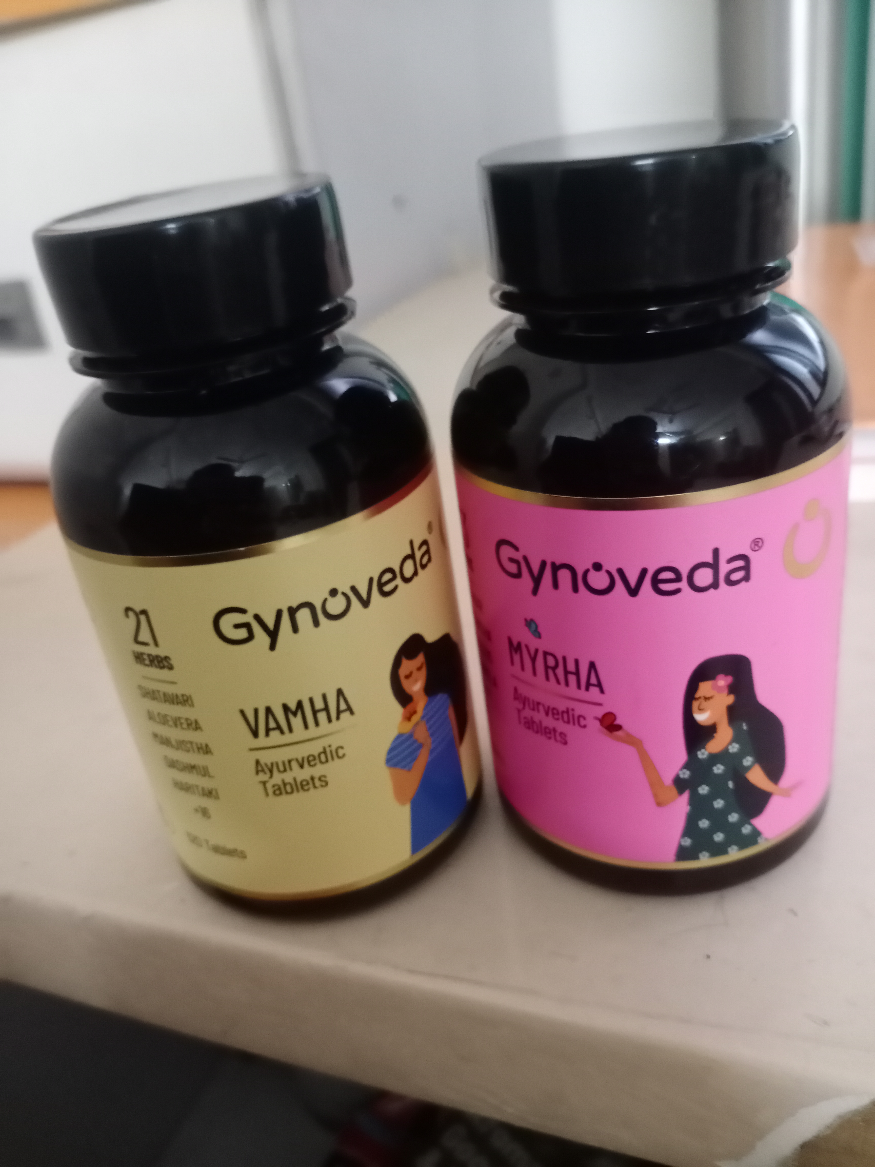 Gynoveda Vamha + Myrha Ayurvedic Tablet (Pack of 2 x 120's)