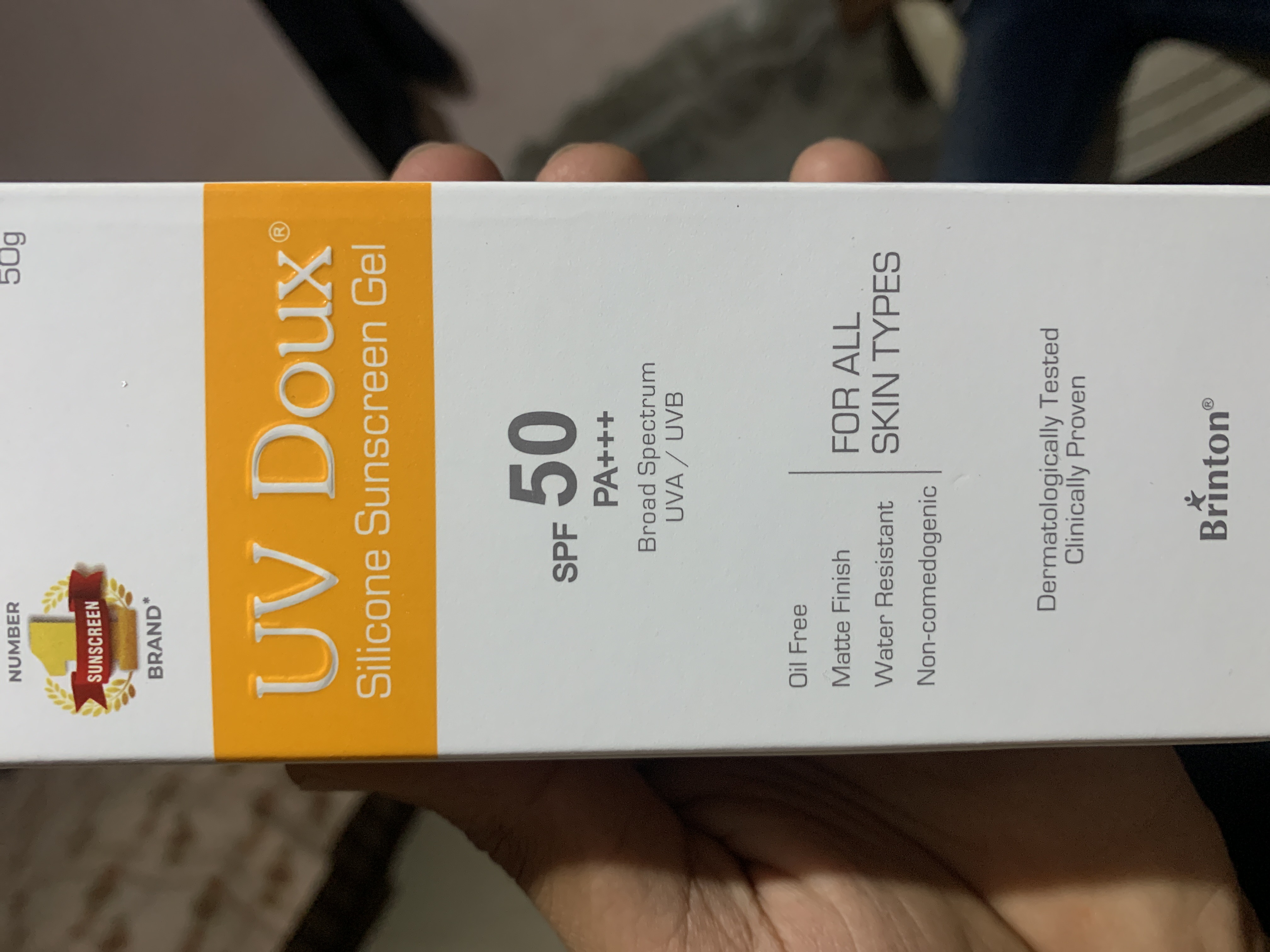 UV DOUX SILICONE SUNSCREEN SPF 50 PA+++ Gel(Topical) 50gm