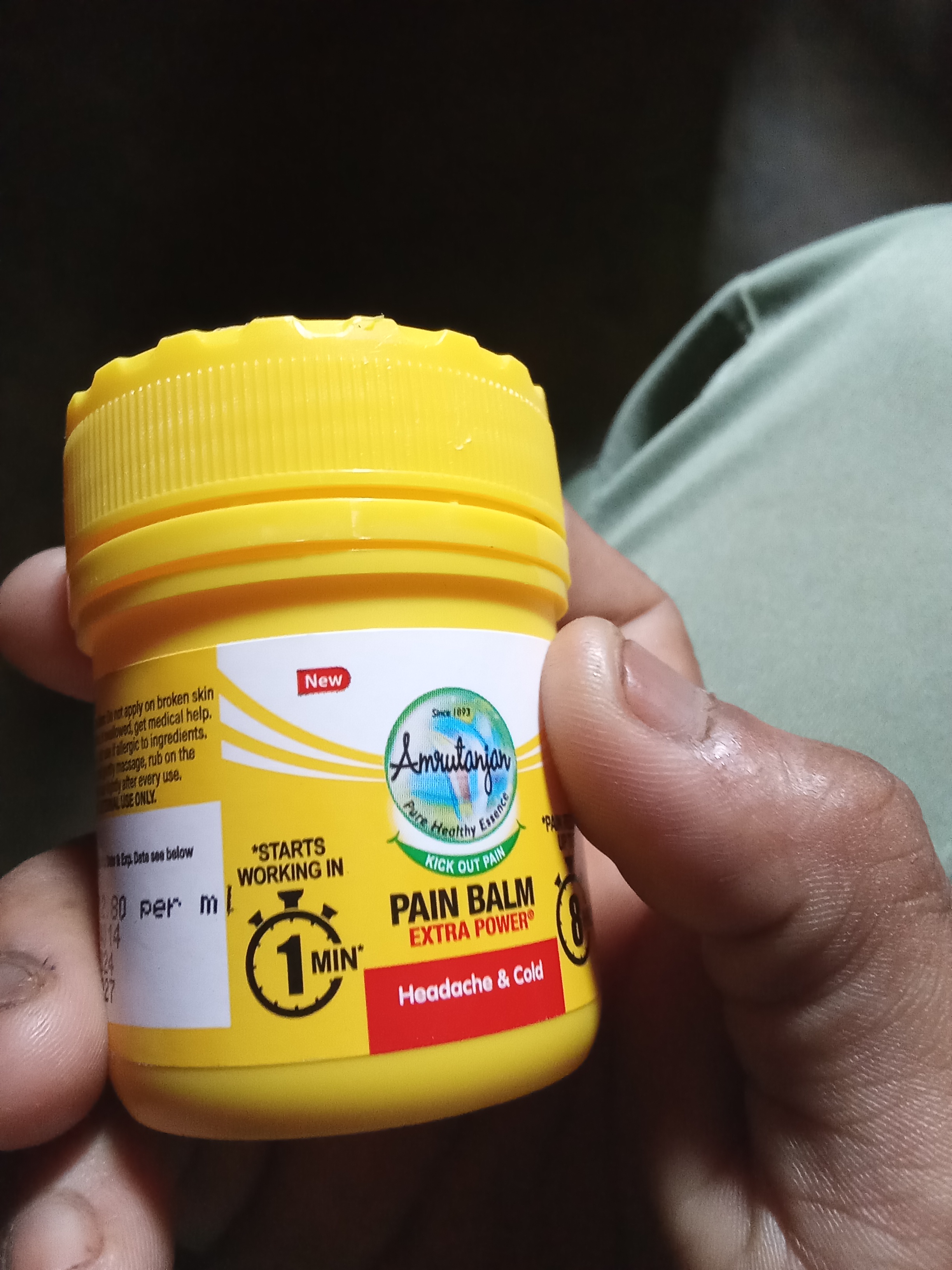 Amrutanjan Pain Balm - Extra Power 50 ml