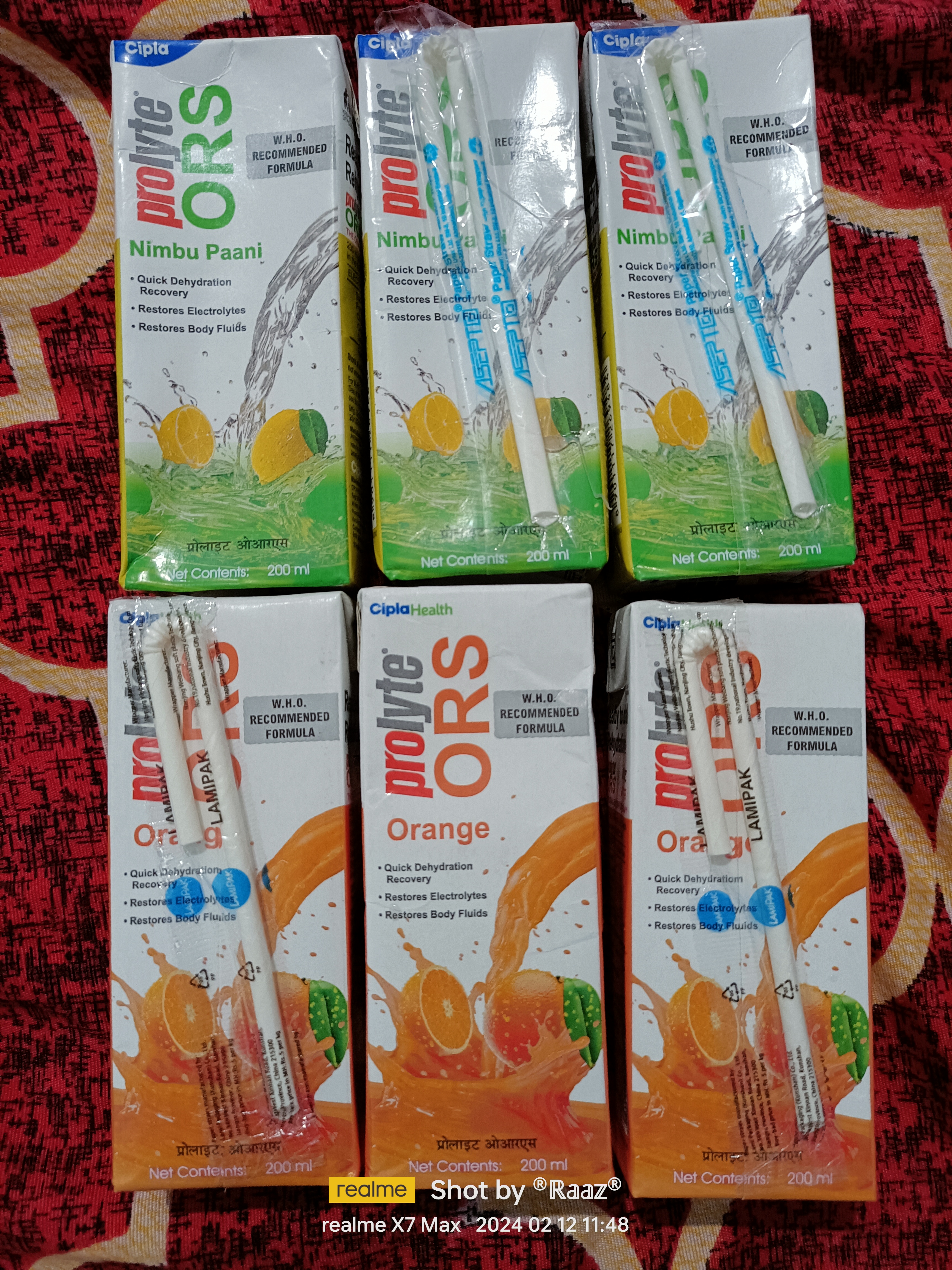 Prolyte ORS Liquid - Orange Flavour 200 ml