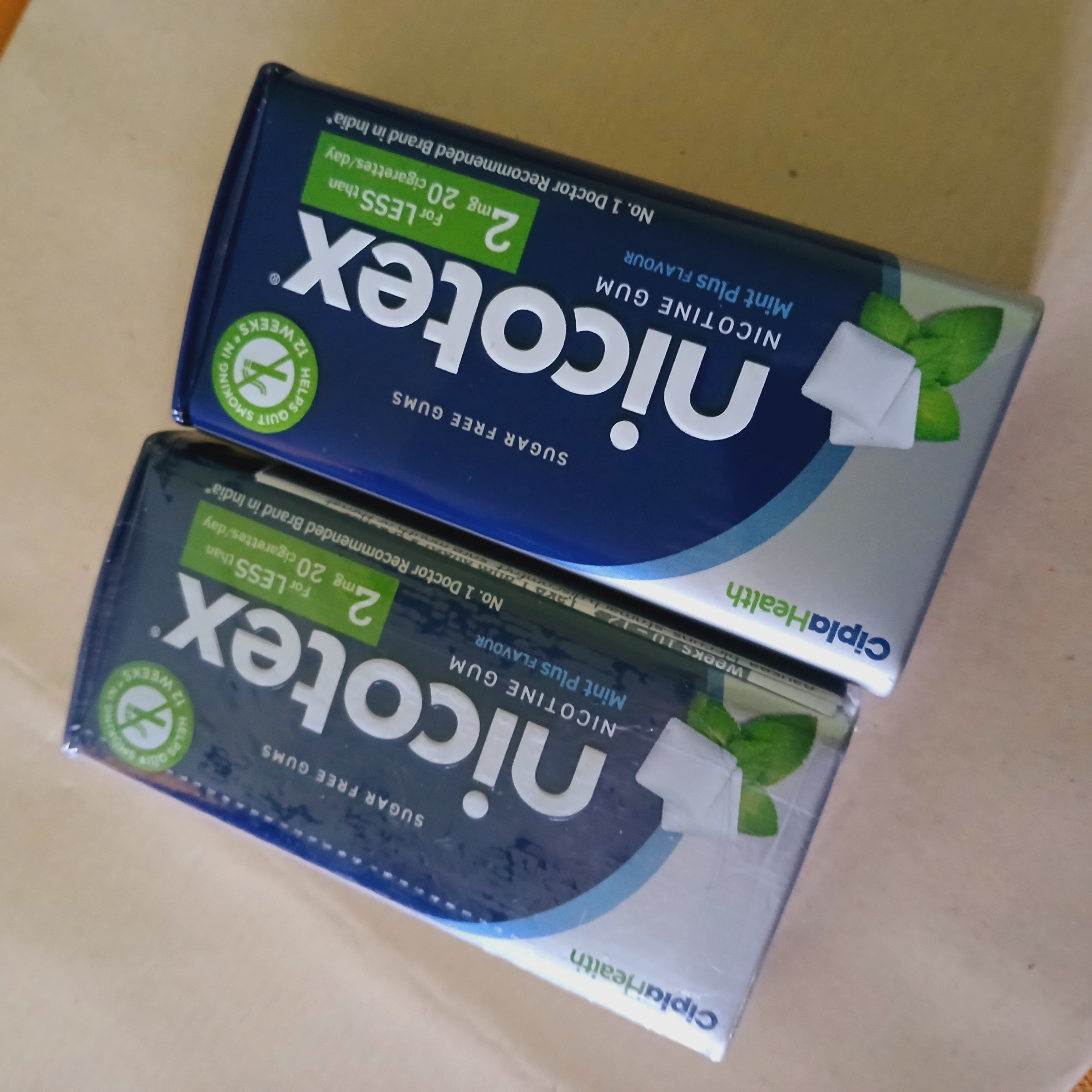 Nicotex 2mg Sugar Free Nicotine Gum - Mint Plus 29's