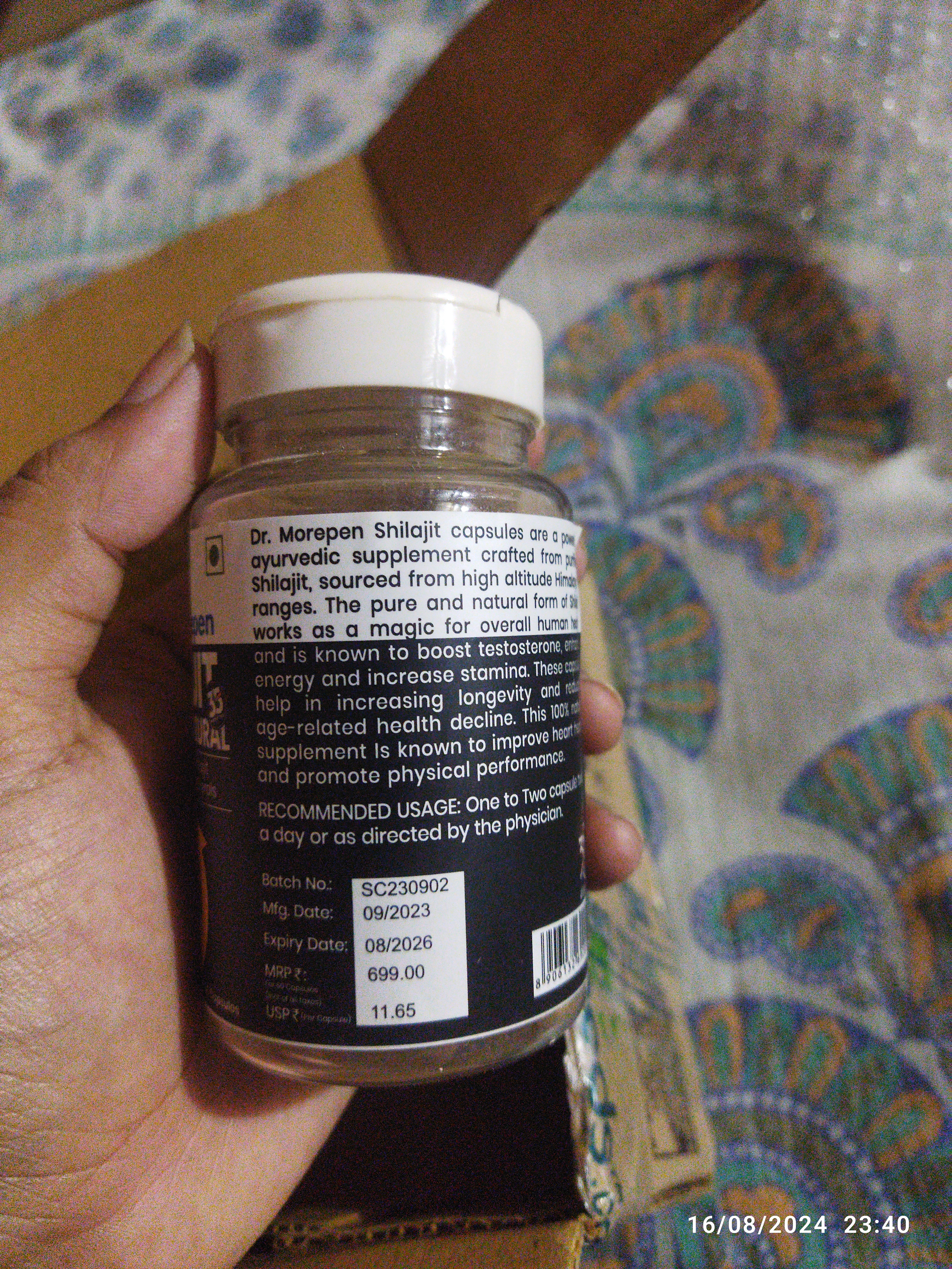 Dr. Morepen Shilajit Capsule 60's