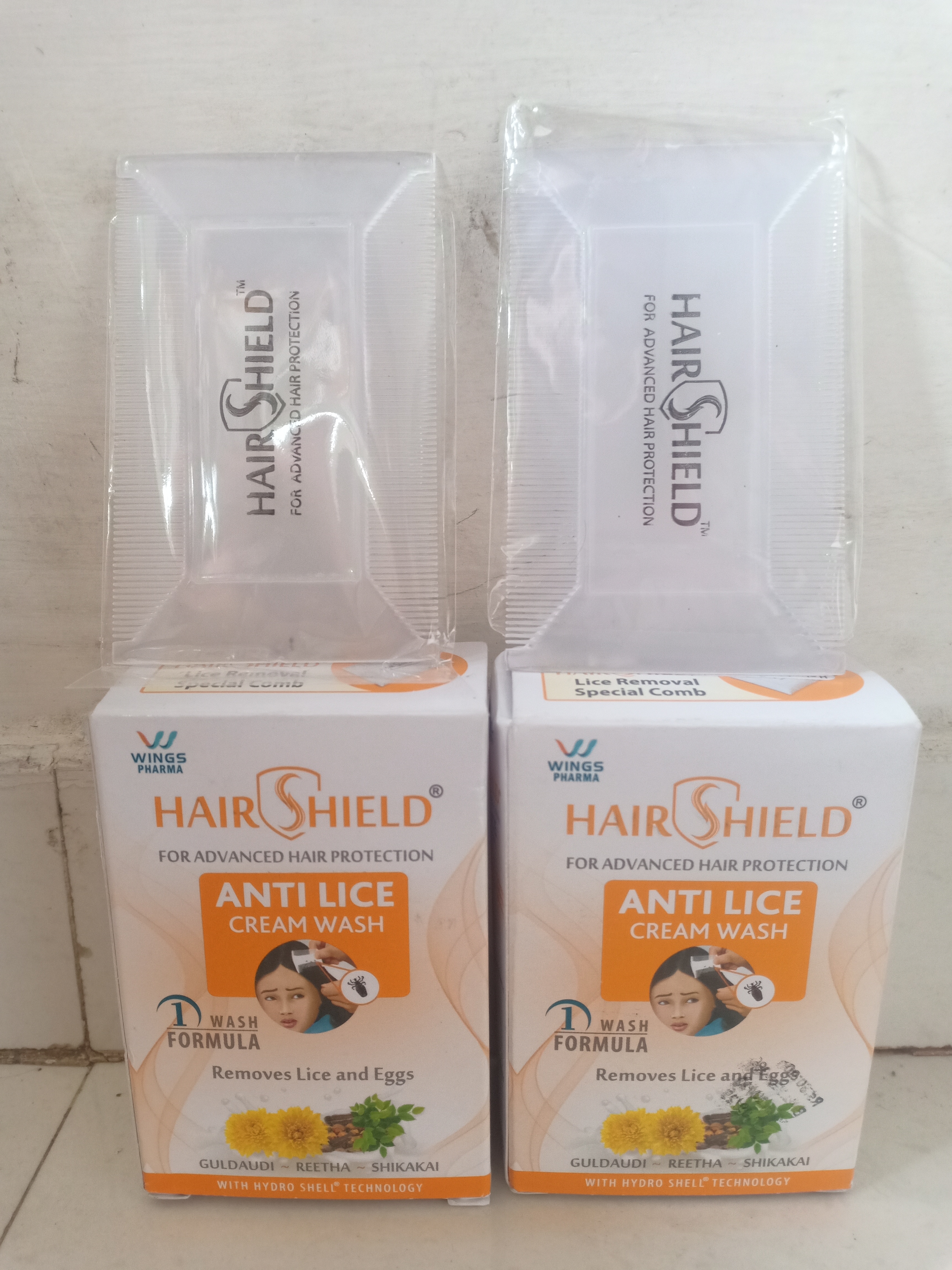 Hairshield Anti Lice Cream Wash 30 ml